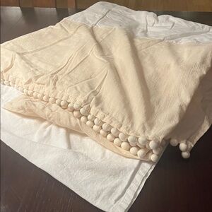 Ballard Designs Cream Bedskirt